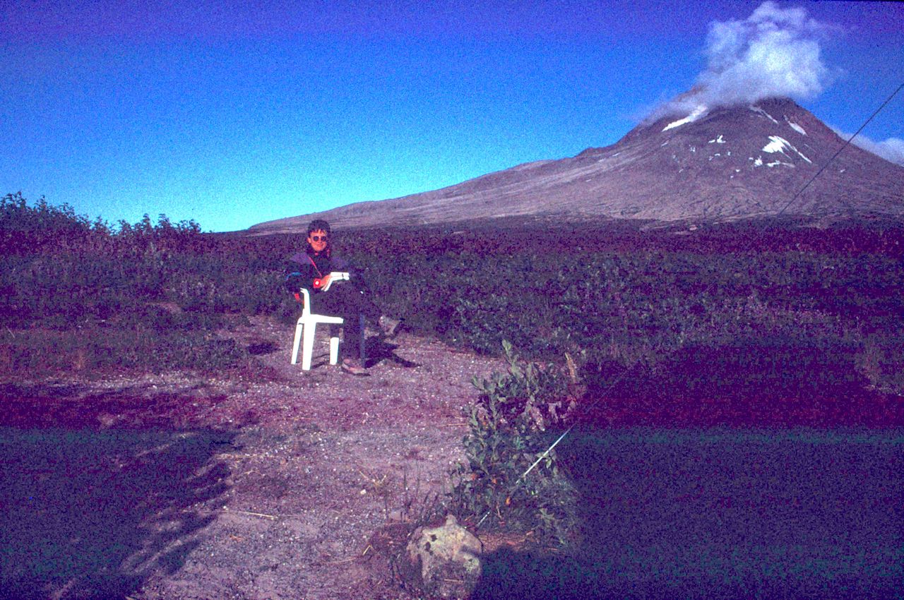 Being a geek on Augustine Island volcano in Alaska in 1996