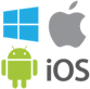 Windows, iOS, Android and MacOS Logo
